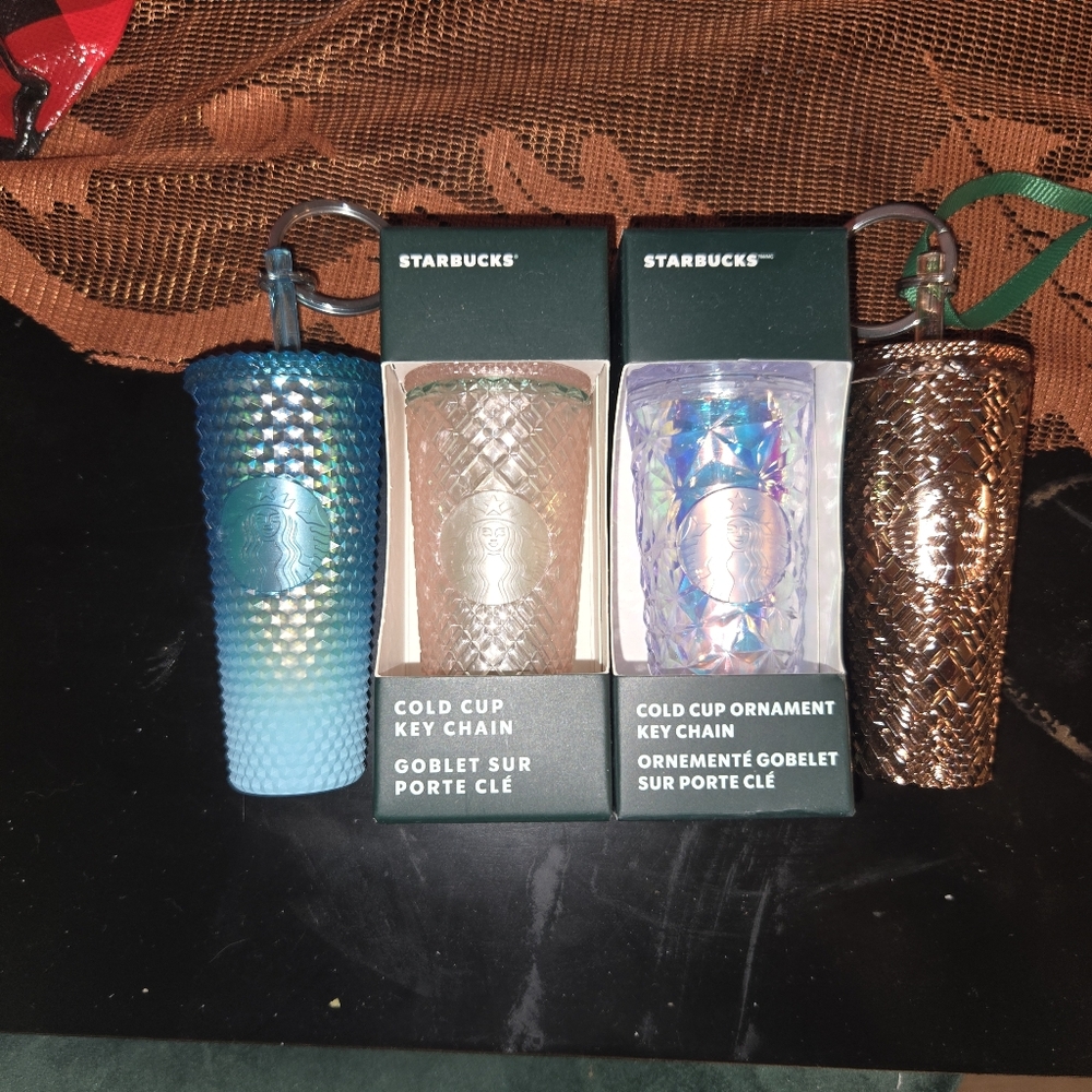Starbucks Cold Cup Keychains Bundle